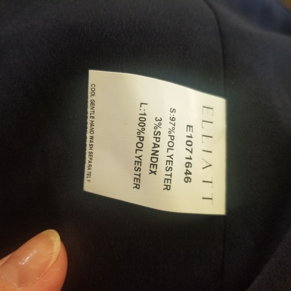 Elliat Camo Dress in Navy  Size XS - Picture 5 of 6